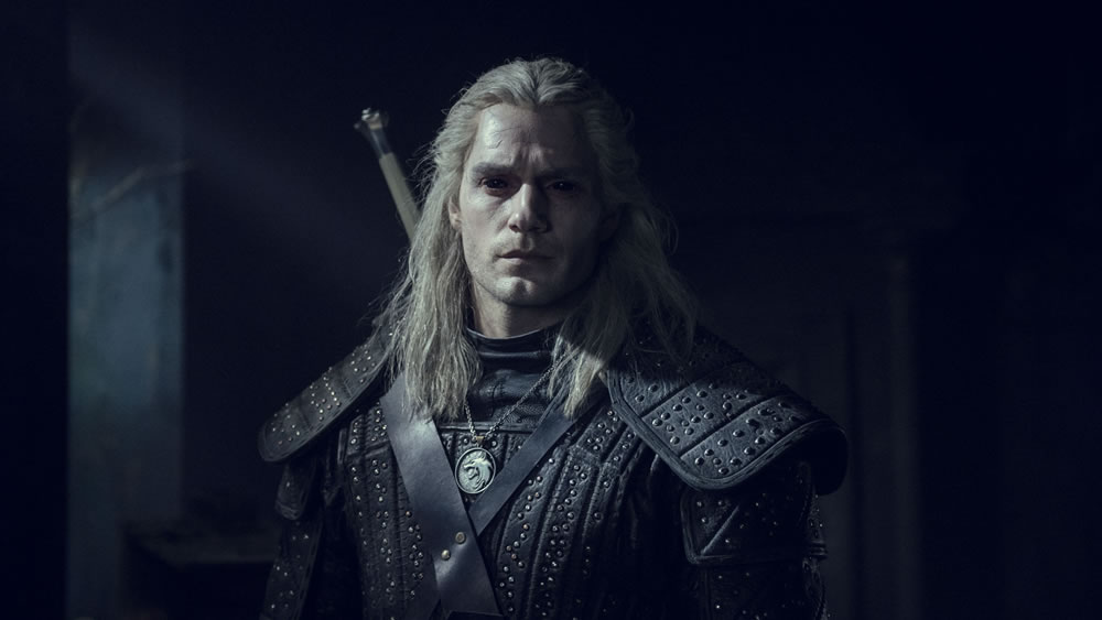 Генри Кавилл в роли Ведьмака в первом сезоне сериала